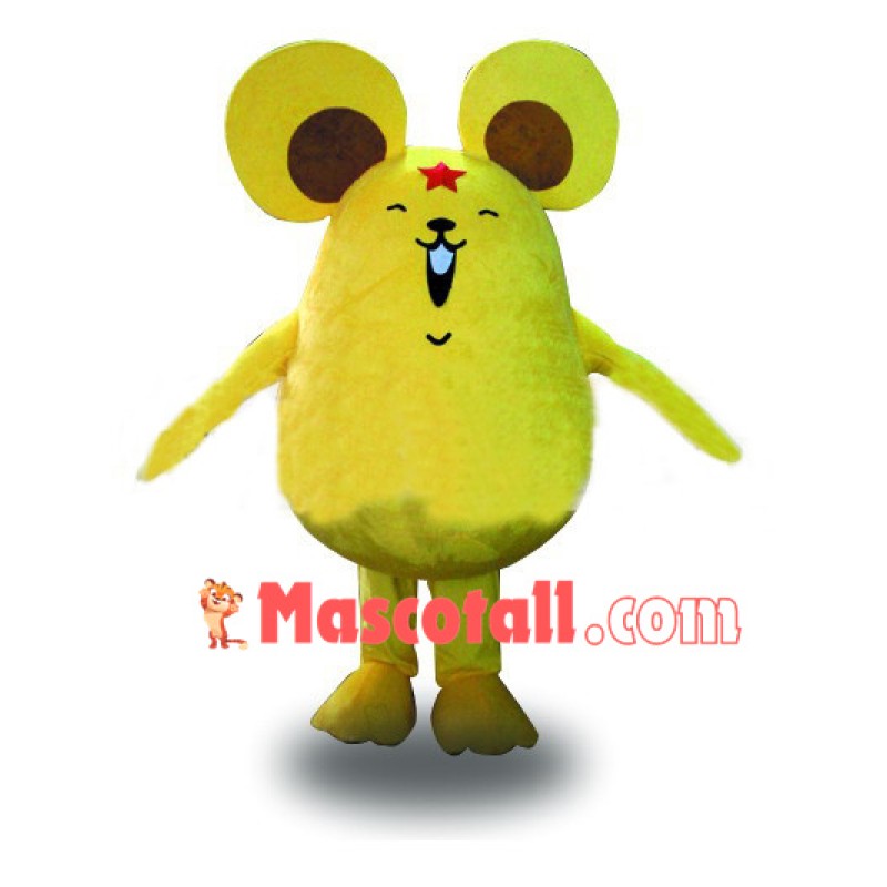 Pentagram Cartoon Gopher Mascot Costume