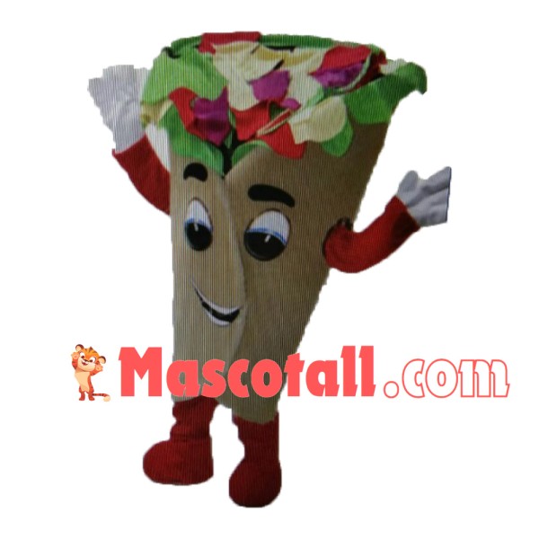 Mexican Chicken Burrito Mascot Costume