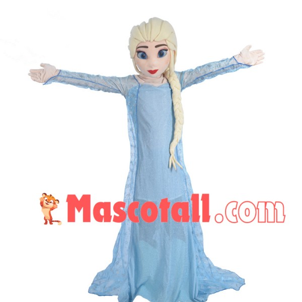Frozen Magical Snow Princess Elsa Mascot Costume