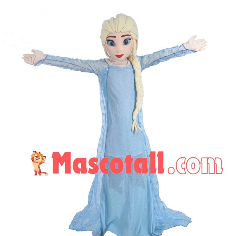 Frozen Magical Snow Princess Elsa Mascot Costume