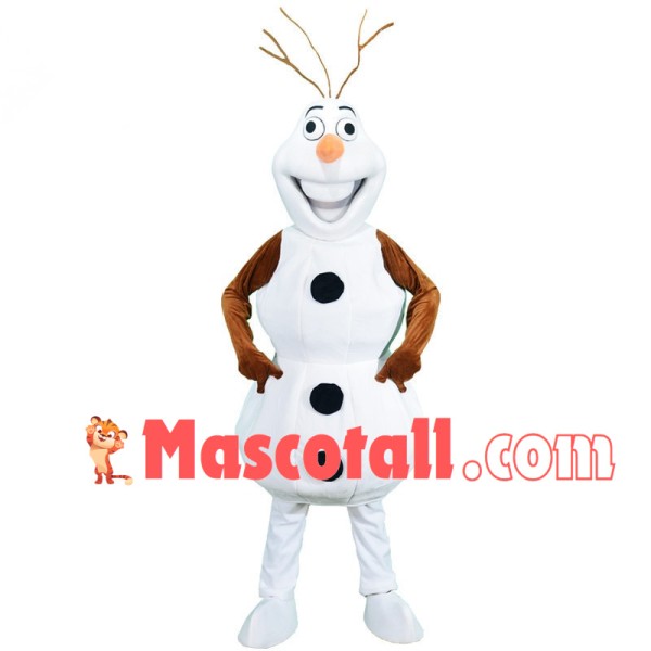 Passionate Snowman Olaf Mascot Costume