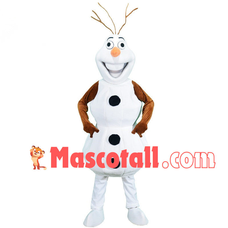 Passionate Snowman Olaf Mascot Costume