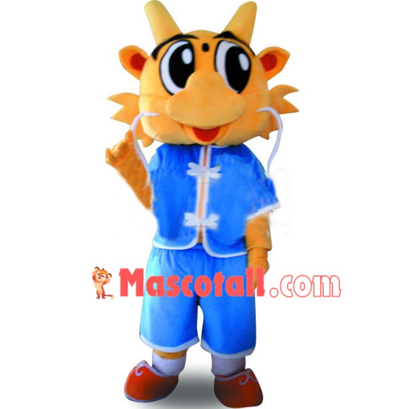 Chinese Auspicious Dragon Mascot Costume