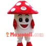 Bright Red Small Mushroom Mascot Costume