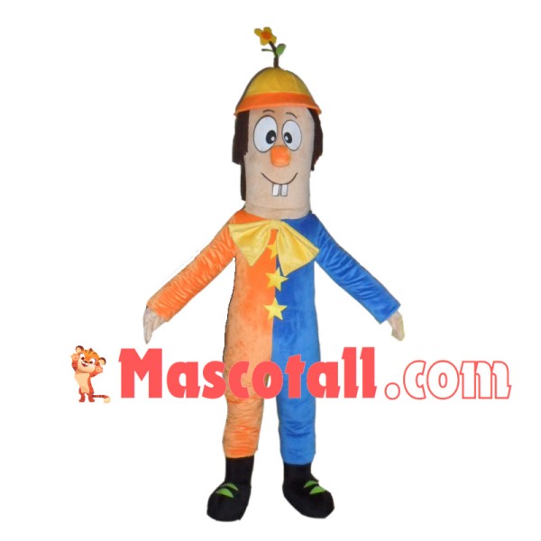 Splendid Man With Buck Teeth Mascot Costume