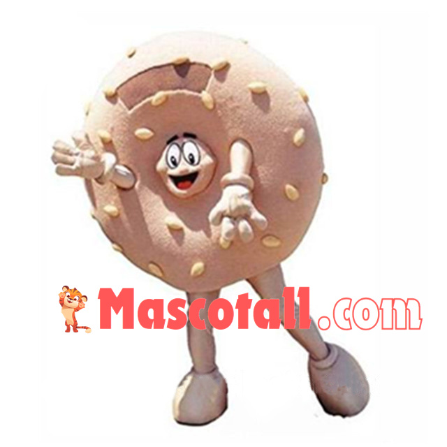 Crispy Bread Filled With Sesame Seeds Mascot Costume