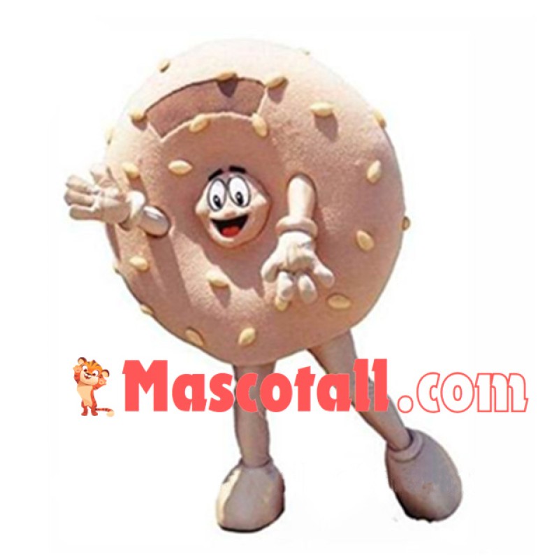 Crispy Bread Filled With Sesame Seeds Mascot Costume