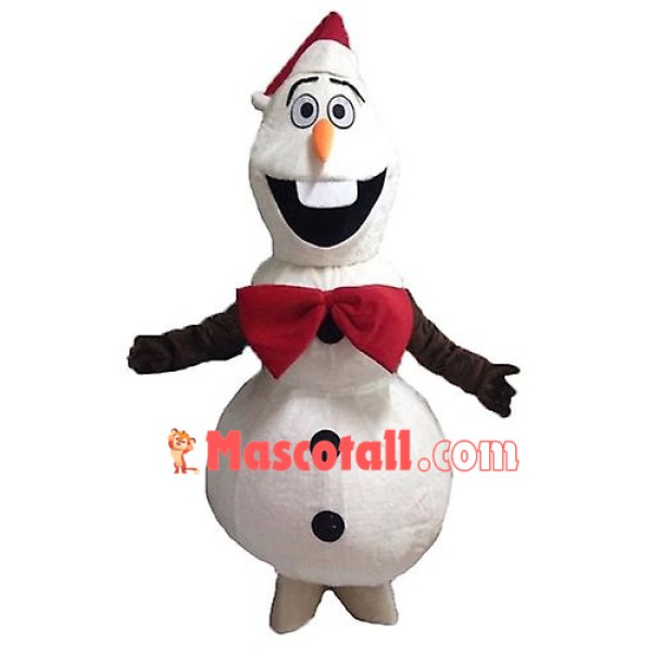 Christmas Snowman Olaf Mascot Costume