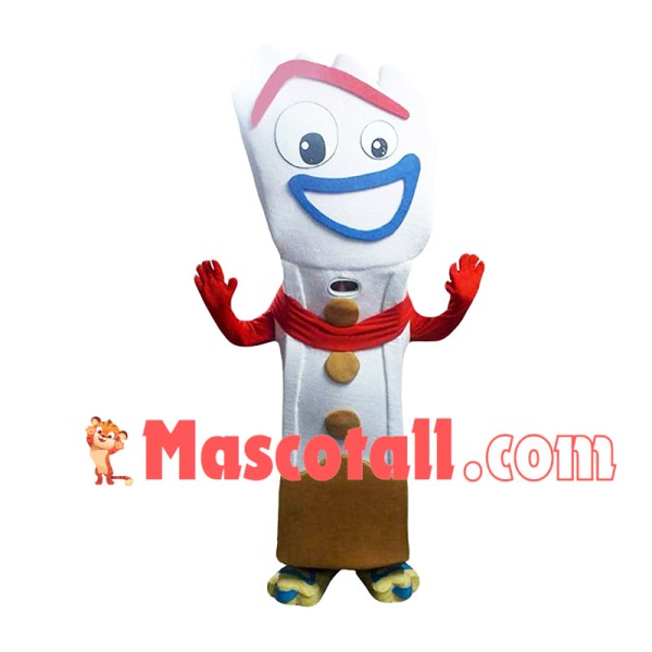 Tableware Toy Fork Mascot Cartoon Costume