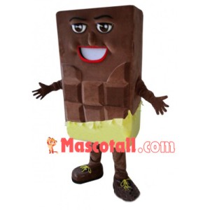 Whole Piece of Chocolate Mascot Costume