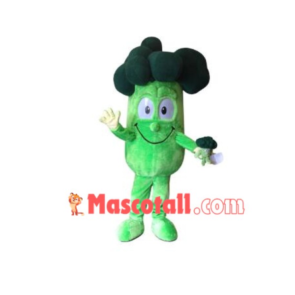 Fresh Broccoli Mascot Costume For Market