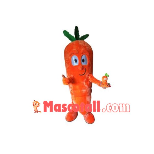 Nutritious Healthy Carrot Mascot Costume