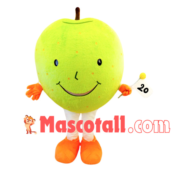 Fuji Green Apple Mascot Costume