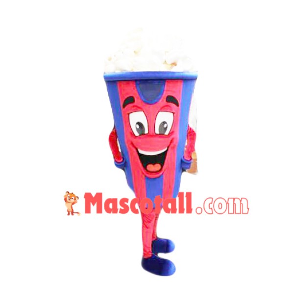Cream Popcorn of Cinema Mascot Costume