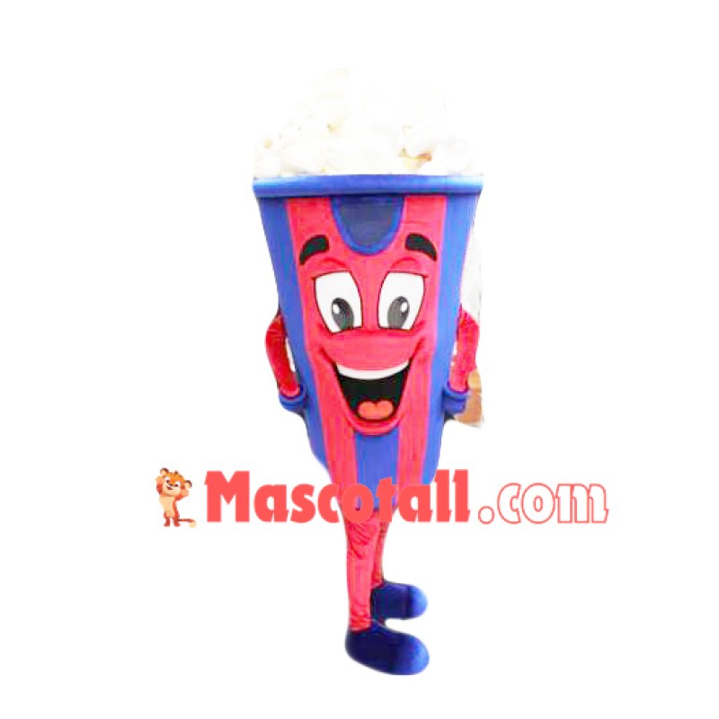 Cream Popcorn of Cinema Mascot Costume