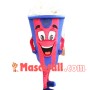 Cream Popcorn of Cinema Mascot Costume
