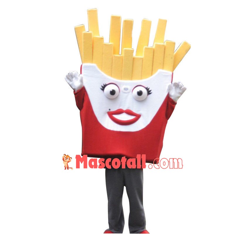 Funny Cartoon French Fries Mascot Costume