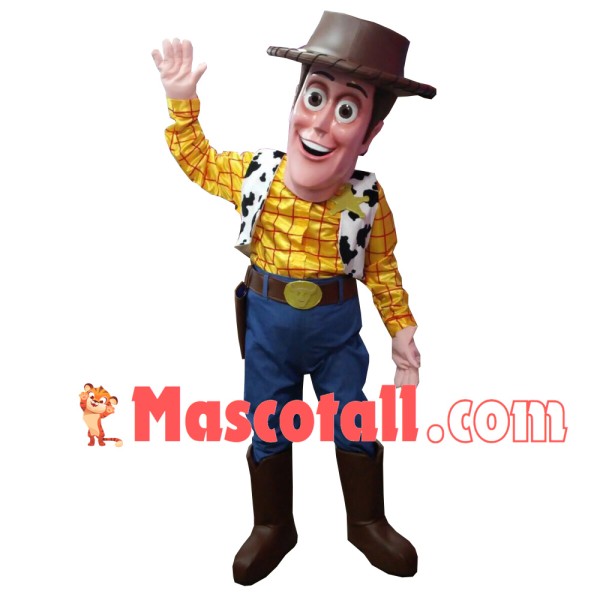 Woody Cowboy Sheriff Mascot Costume