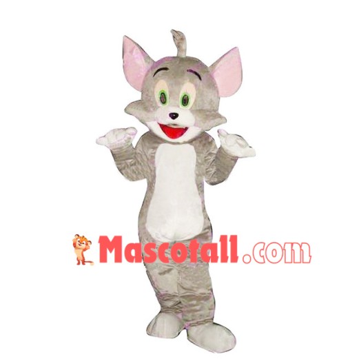 Dull Tom Cat Mascot Cartoon Costume