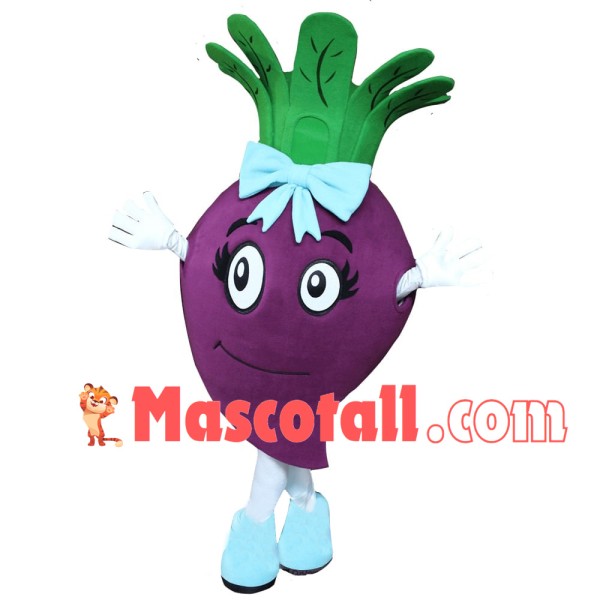 Special Variety of Purple Radish Mascot Costume