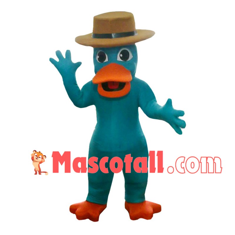 Secret Agent Perry the Platypus Mascot Costume