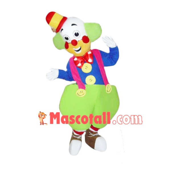 Circus Funny Clown Mascot Costume