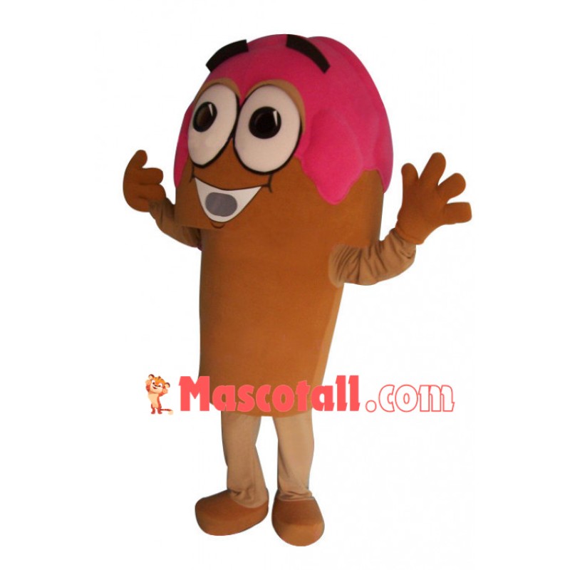 Attractive Strawberry Cone Mascot Costume