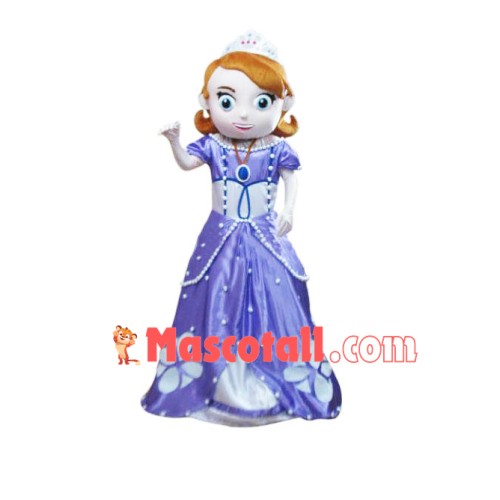 Elegant Sofia The First Mascot Costume