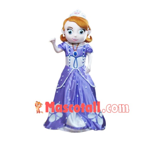 Elegant Sofia The First Mascot Costume