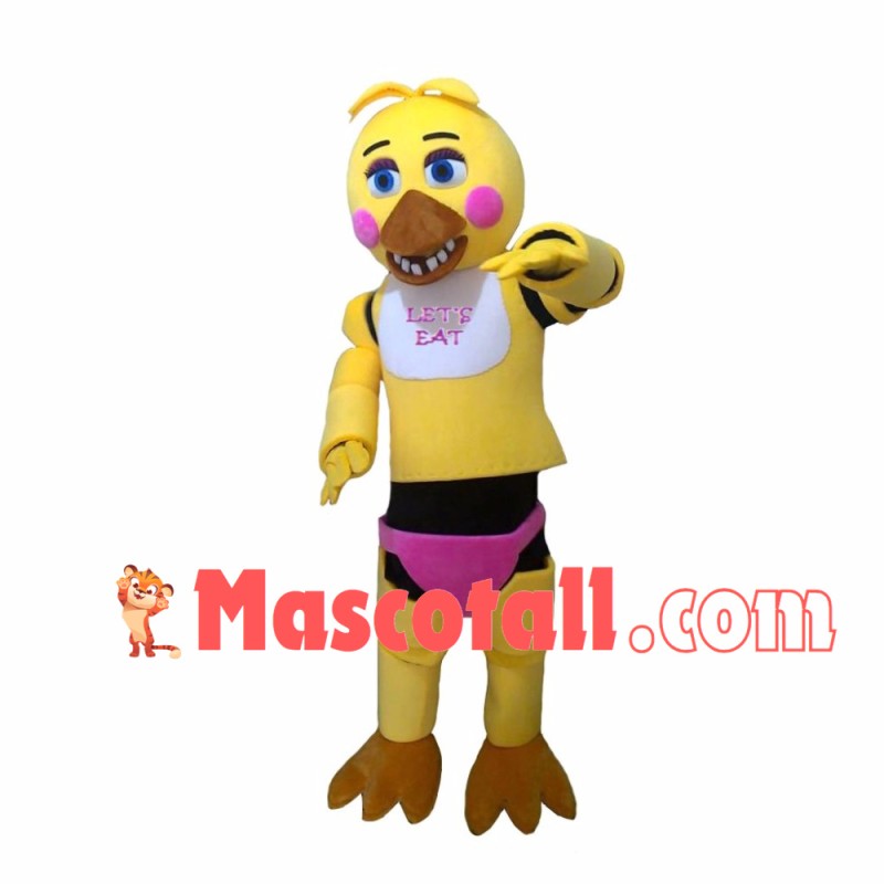 Chica Mascot Five Nights at Freddys Costume