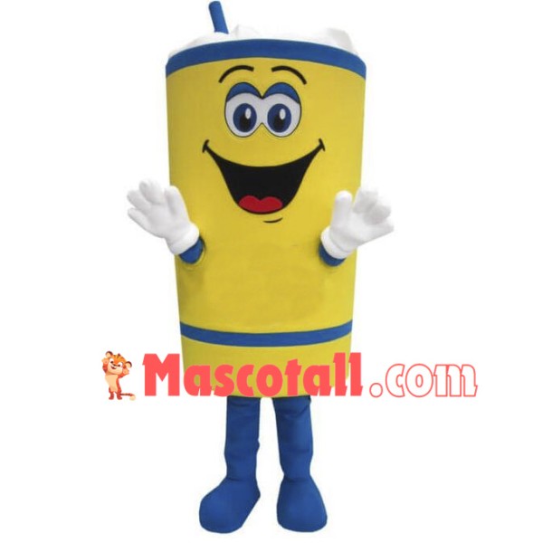 Full Glass of Sparkling Water Mascot Costume