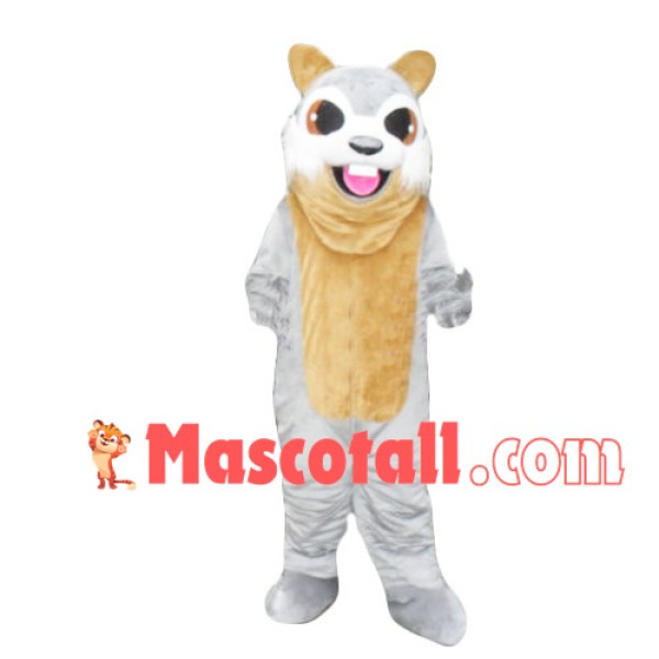 Chipmunk With Big Jaw Mascot Costume