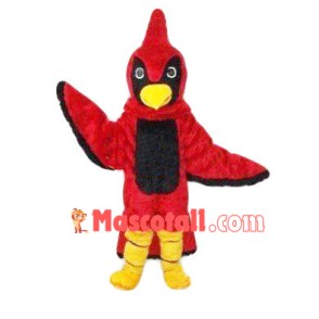 Red Pointed Head Eagle Mascot Costume
