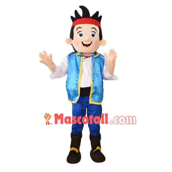 Capable Turban Boy Mascot Costume