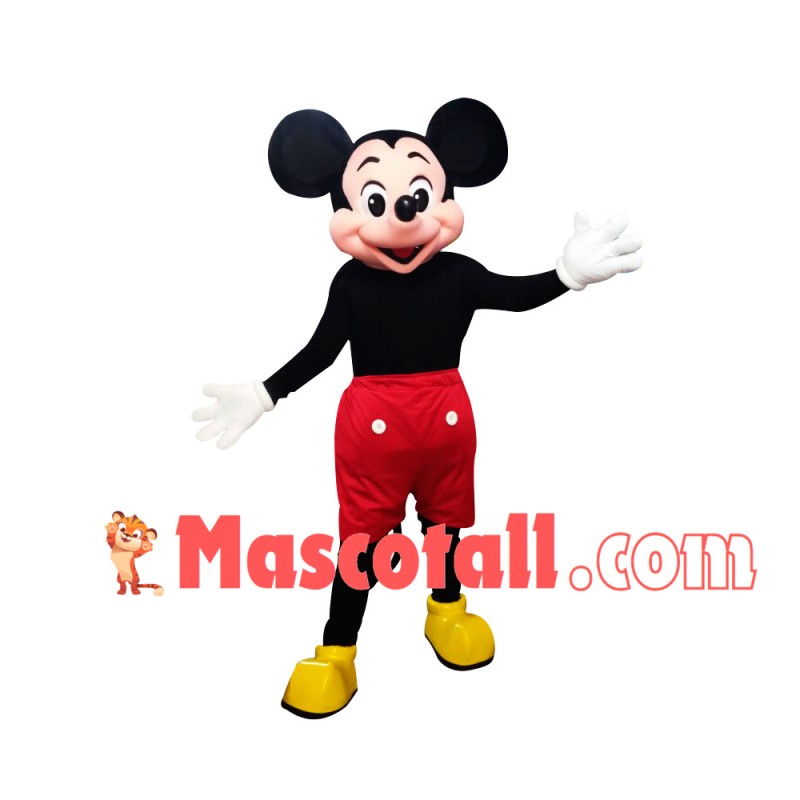 Classic Look Mickey With Red Shorts Mascot Costume