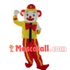 Performing Comical Clown Mascot Costume