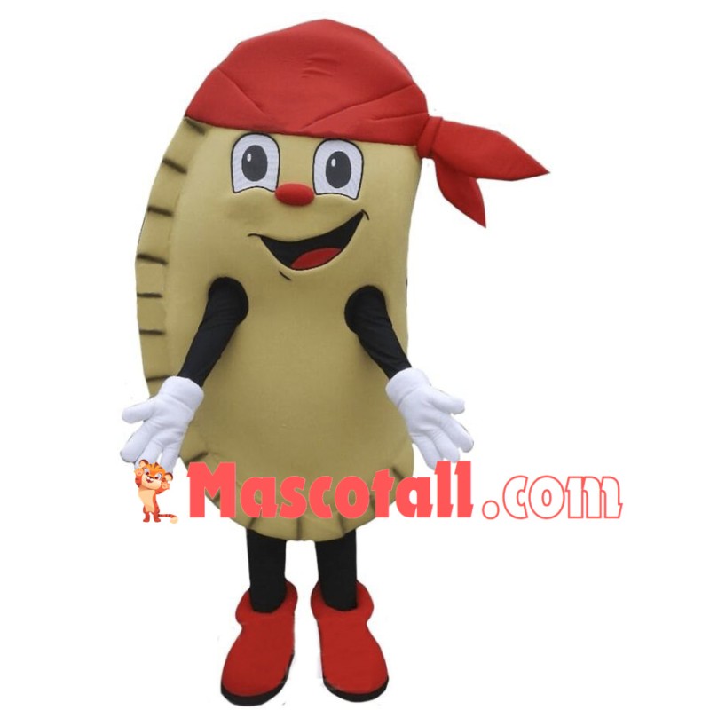 Dumpling In The Red Turban Mascot Costume