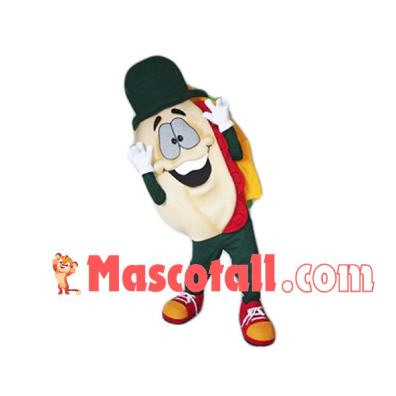 Cheese Sandwich Mascot Cartoon Costume