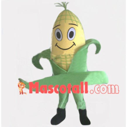 Corn With Shedding Leaves Mascot Costume