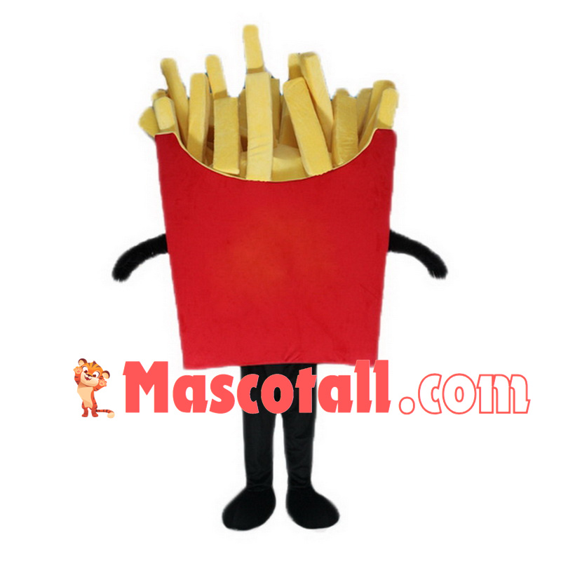 Pack of Crispy Fries Mascot Costume