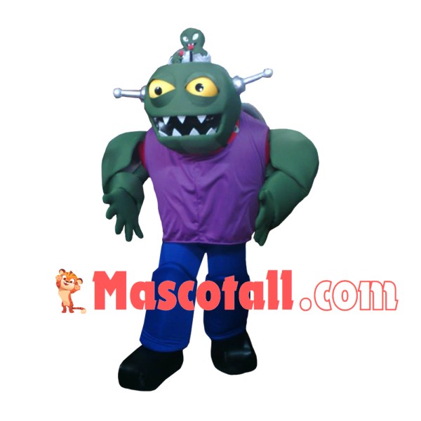 Robot Zombie Doctor Mascot Costume For Adult