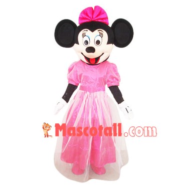Minnie In Princess Dress Mascot Costume