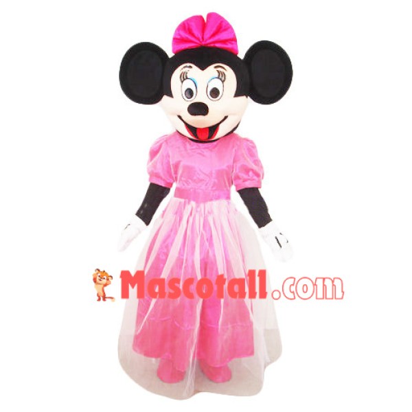 Minnie In Princess Dress Mascot Costume