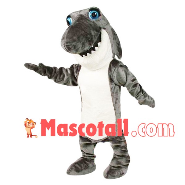 Blue Eyes Shark Mascot Costume