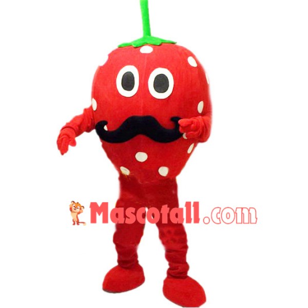 Beard Strawberry Mascot Costume