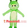 Cartoon Green Pig Mascot Costume