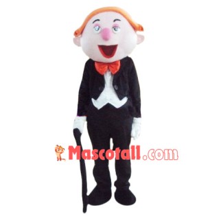 Foreign Gentleman Butler Mascot Costume