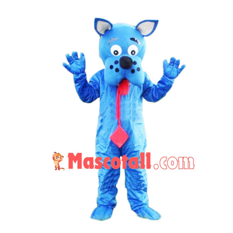 Clever Blue Scooby Doo Mascot Costume
