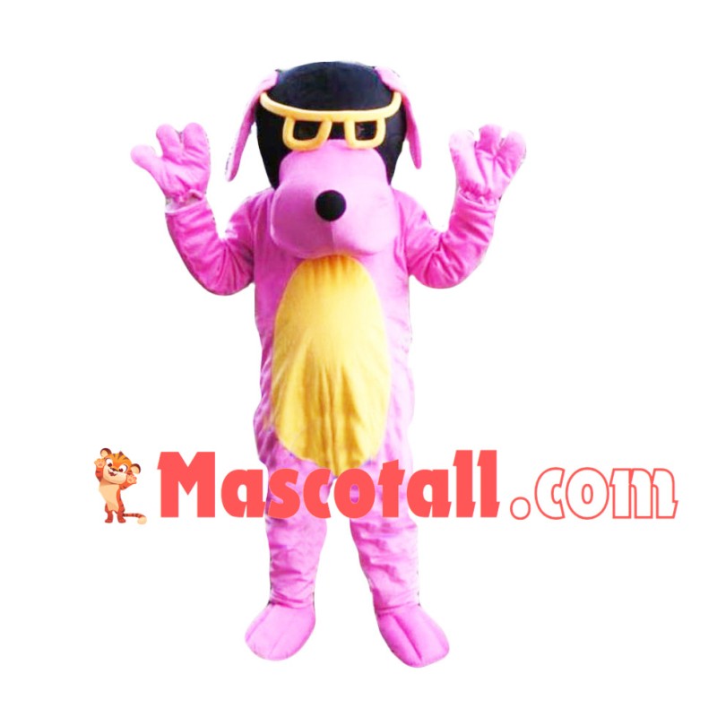 Celebration Glasses Dog Mascot Costume