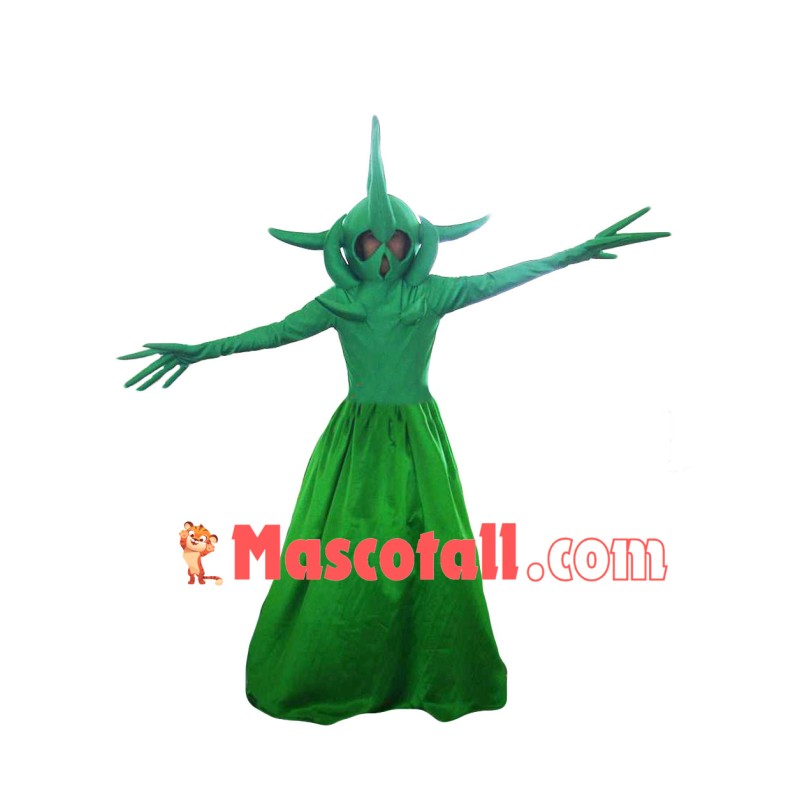 Thriller Green Dryad Mascot Costume